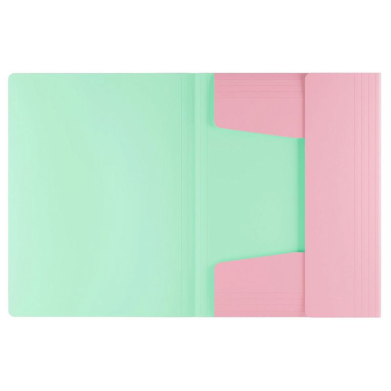 Папка на резинке Berlingo "Haze" А4, пластик, 600мкм, розовая, софт-тач 