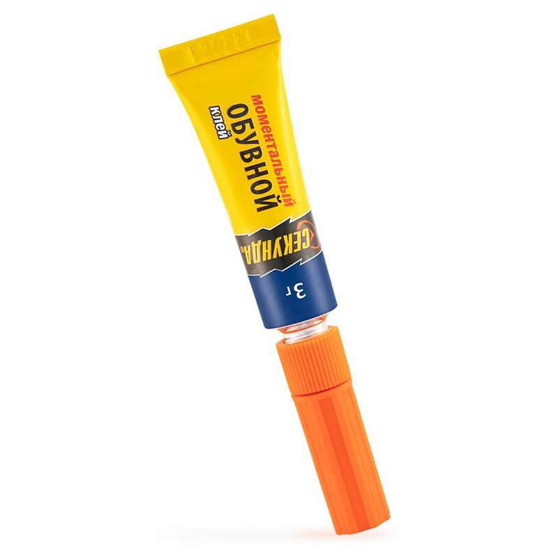 Клей Секунда, моментальный, обувной, 3г, блистер