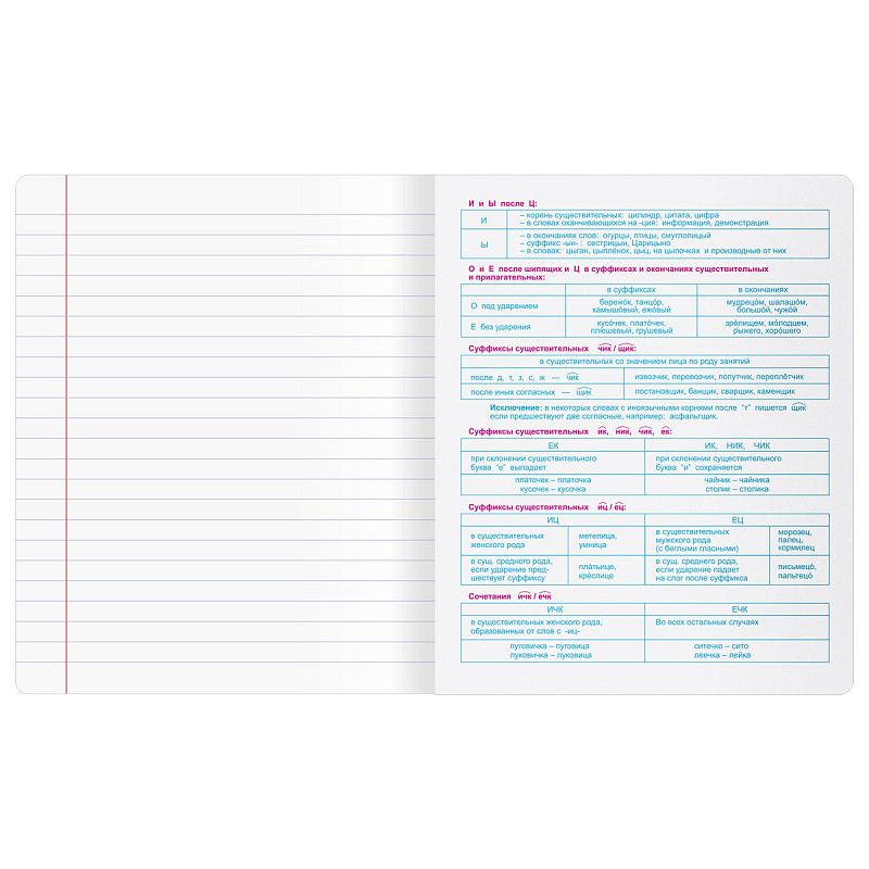 Тетрадь предметная 48л. BG "Крафт" - Русский язык, матовая ламинация