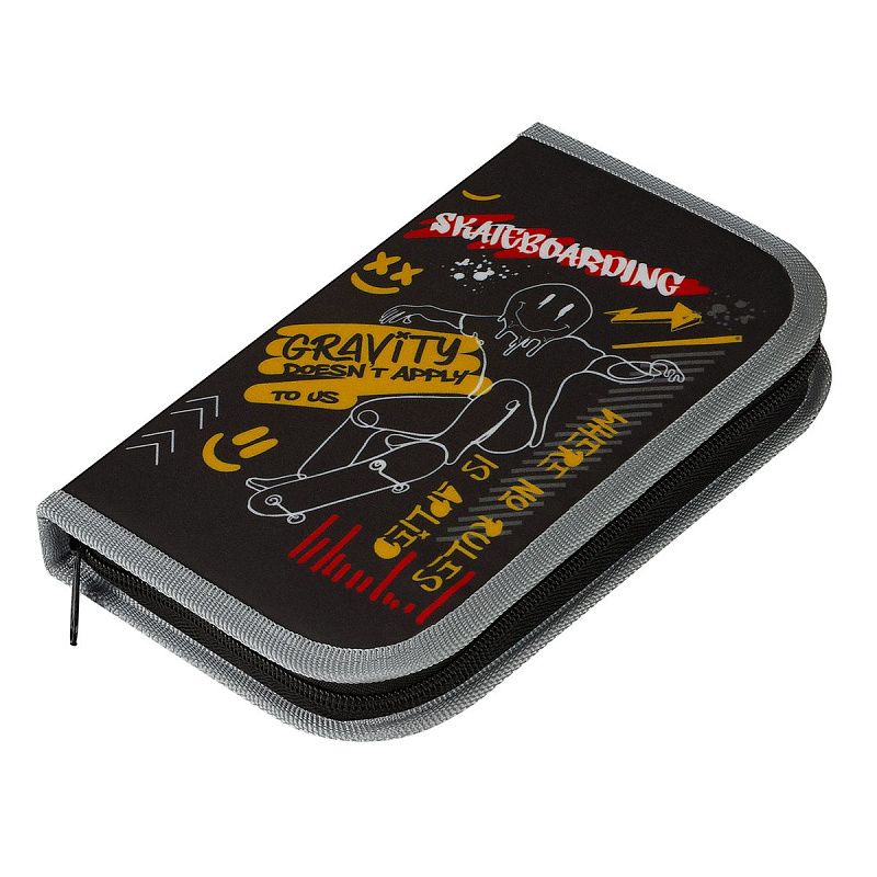 Пенал 1 отделение, 200*130 ArtSpace "Skateboarding", ткань 