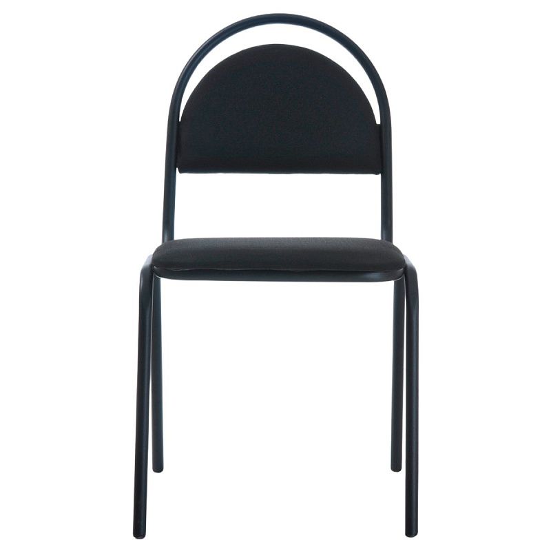 Стул Фабрикант "Стандарт" ТК-1, BL, каркас металл черный, обивка ткань черная