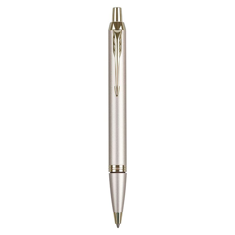 Ручка шариковая Parker "IM Professionals Monochrome Champagne" синяя, 1,0мм, подарочная упаковка 