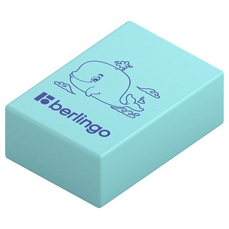 Ластик Berlingo "Animals", прямоугольный, термопластичная резина, 28*18*10мм 