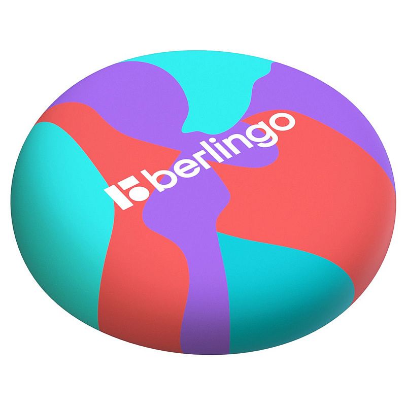 Ластик Berlingo "Neonometry", круглый, термопластичная резина, 36*36*11мм, ассорти 