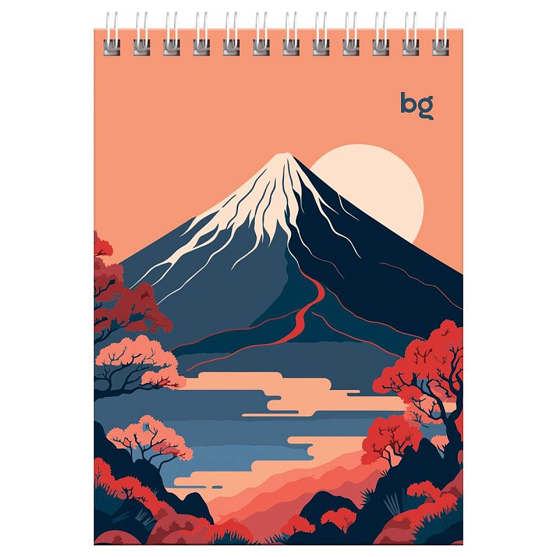 Блокнот А6 80л. на гребне BG "Asia style"