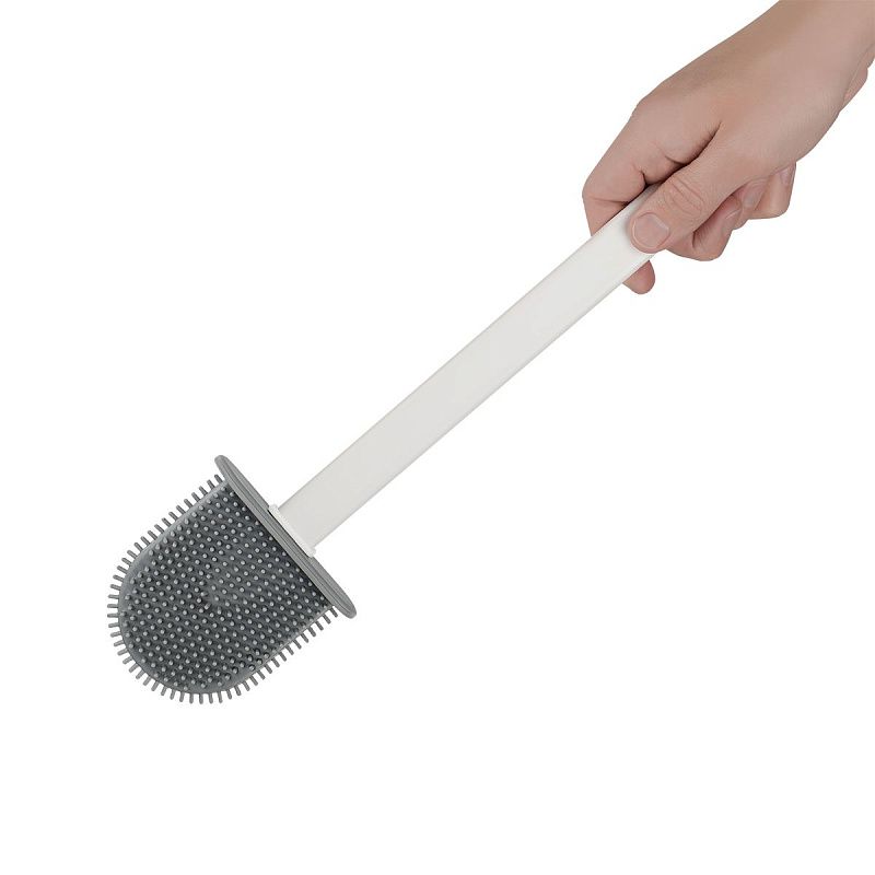 Ерш для унитаза силиконовый OfficeClean Professional (плоский) напольный / настенный с креплением