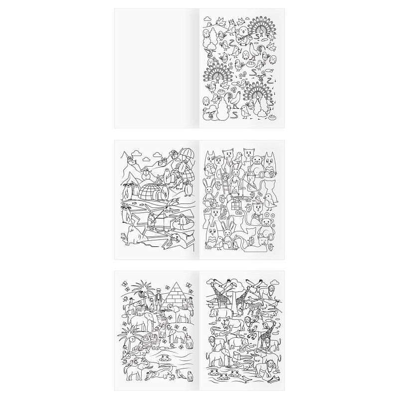 Раскраска А4,  8 стр., ТРИ СОВЫ "Любимая раскраска"