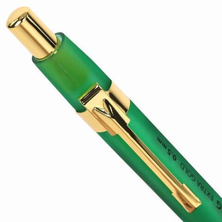 Карандаш механический 0,5 мм, HB, BRAUBERG EXTRA GOLD, ластик, корпус SOFT TOUCH, ассорти, 181963 