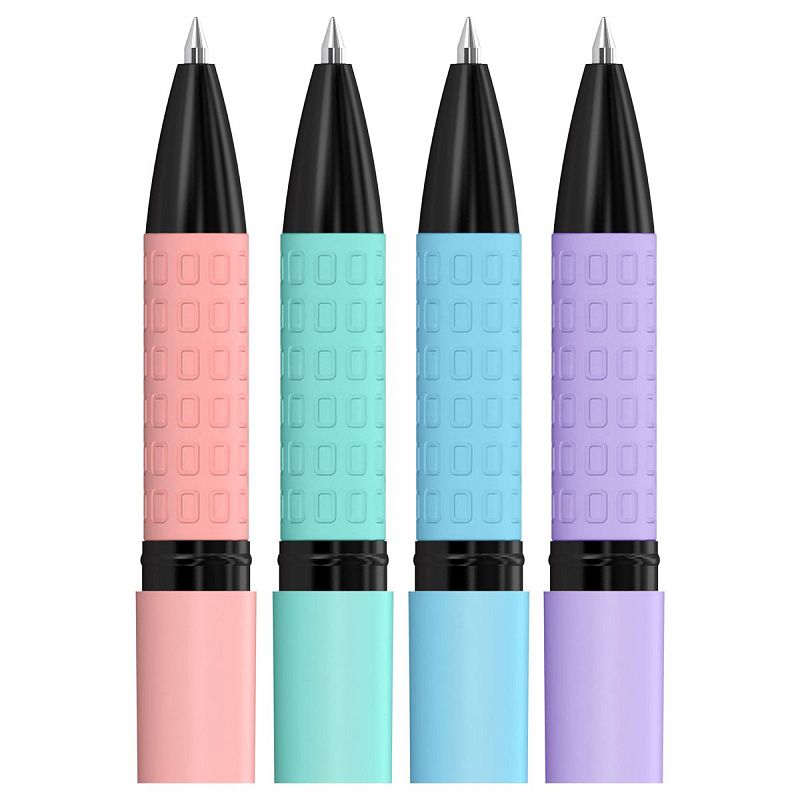 Ручка гелевая Berlingo "Instinct" черная, 0,5мм, корпус ассорти NEW 