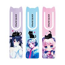 Закладки для книг, 3шт., 47*188мм, MESHU "Kawaii"