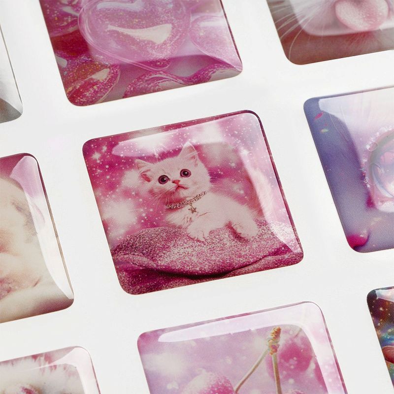 Наклейки гелевые MESHU "Sweet sugar" на телефон, 10,5*14 см., 12 наклеек инд. уп., европодвес