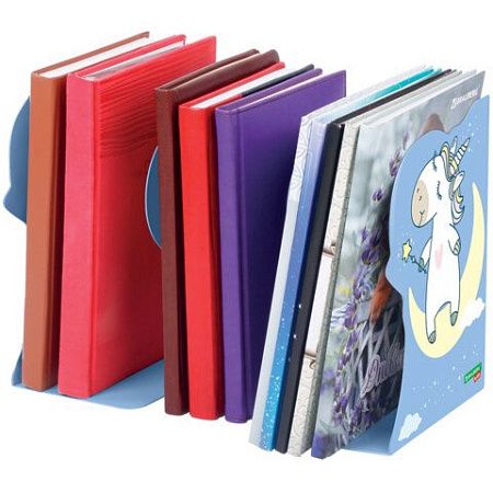 Подставка-держатель для книг и учебников фигурная BRAUBERG KIDS "Unicorn" раздвижная, металлическая, 238069 