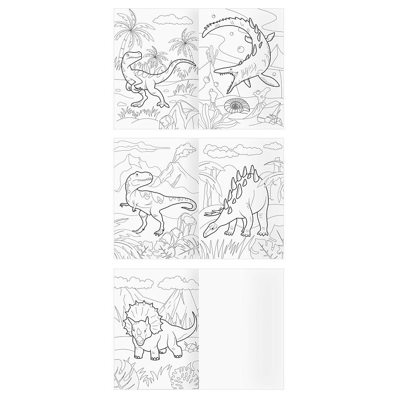 Раскраска А4, 8 стр., ТРИ СОВЫ "Для мальчика"