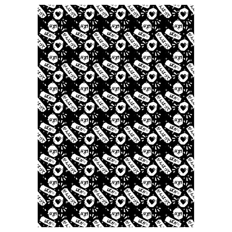 Упаковочная бумага глянц. 70*100см, MESHU "Anime", 80 г/м2, ассорти, 5 дизайнов