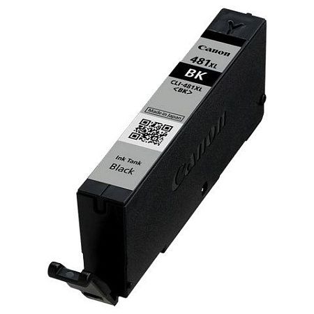 Картридж струйный CANON (CLI-481BK XL) для PIXMA TS704/TS6140, черный, ресурс 3998 страниц, оригинальный, 2047C001 