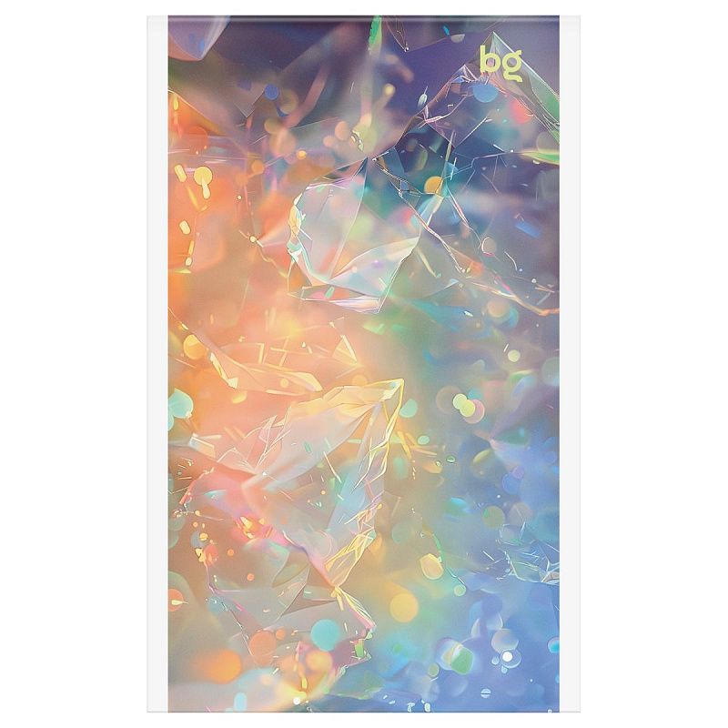 Блокнот А6 32л., на скрепке BG "Flowers and shine", блестки