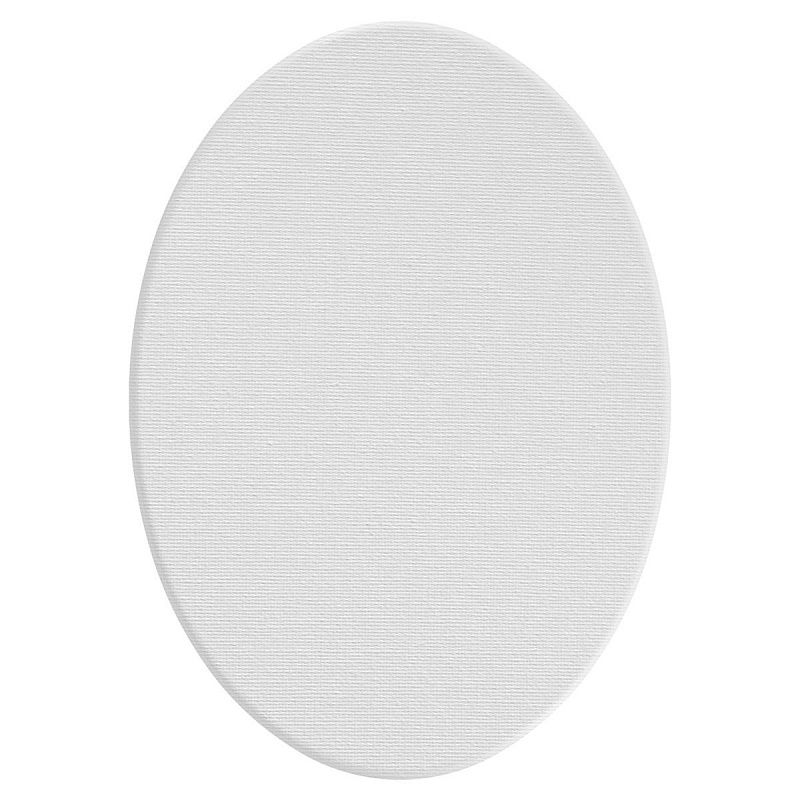 Холст на картоне Гамма "Студия", овальный, 25*35см, 100% хлопок, 280г/м2, мелкое зерно