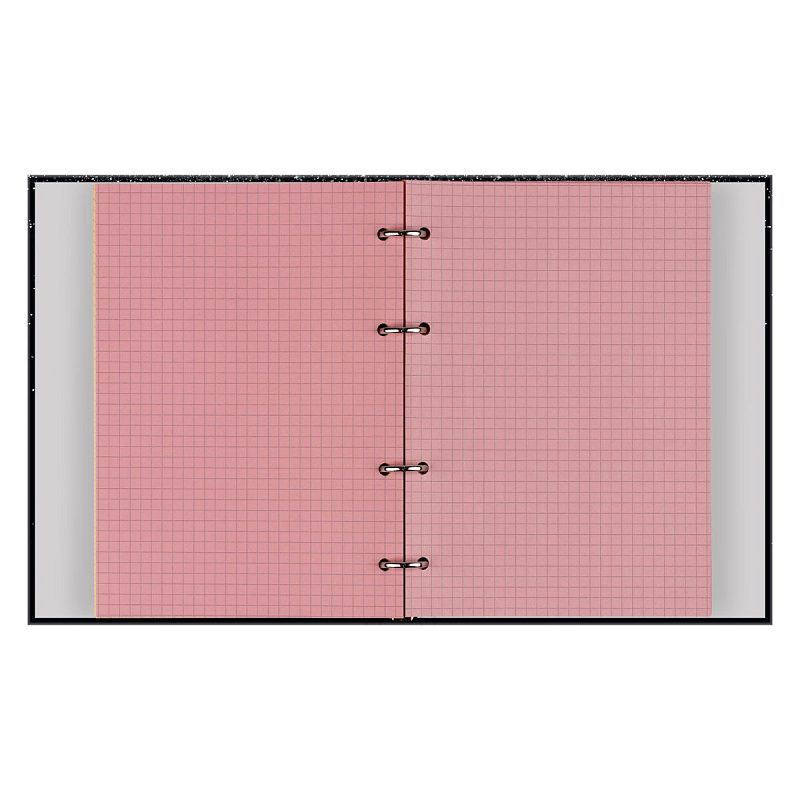 Тетрадь на кольцах А5, 200л., BG "Dark miracle", 4 цвет. блок, глянцевая ламинация