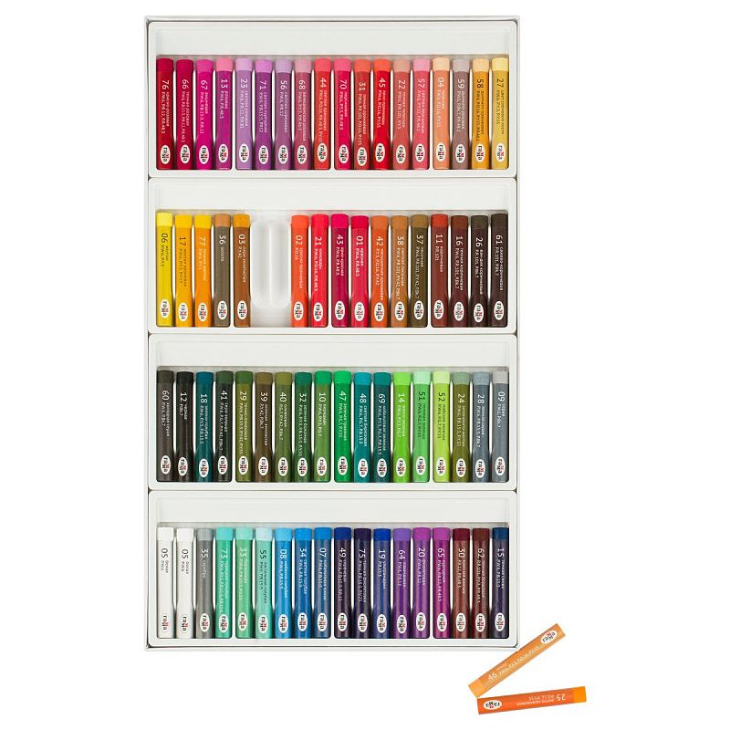 Пастель масляная Гамма "Студия", 72 цвета, картон. упак.