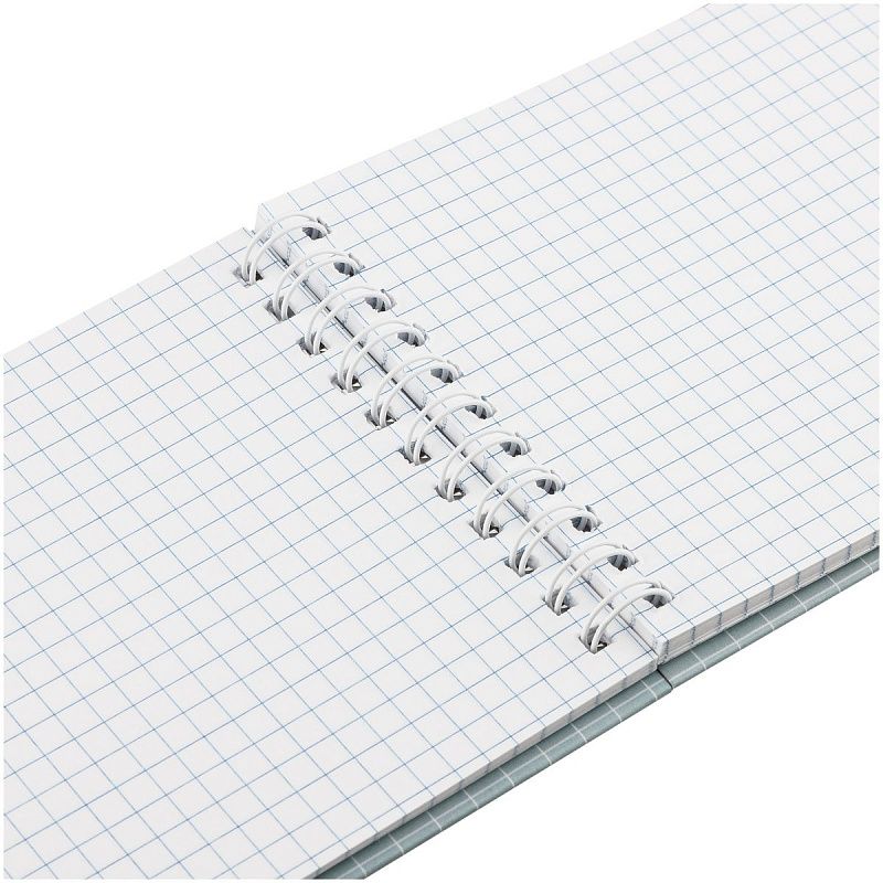 Блокнот А6 80л. на гребне BG "Shiny mono", твердая обложка, матовая ламинация, тиснение фольгой