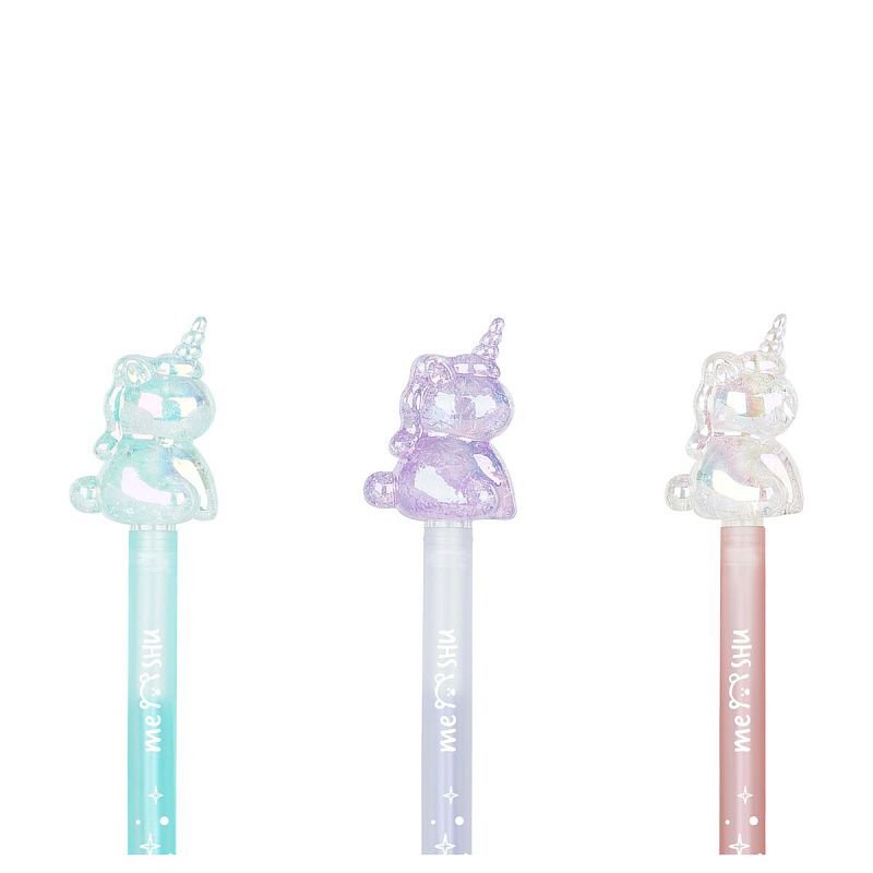 Ручка шариковая MESHU "Unicorn" синяя, 0,5мм, корпус ассорти 