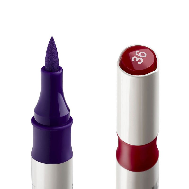 Маркеры акриловые Гамма "Классические", двухцветные, 12шт., 24 цв., пластик.бокс