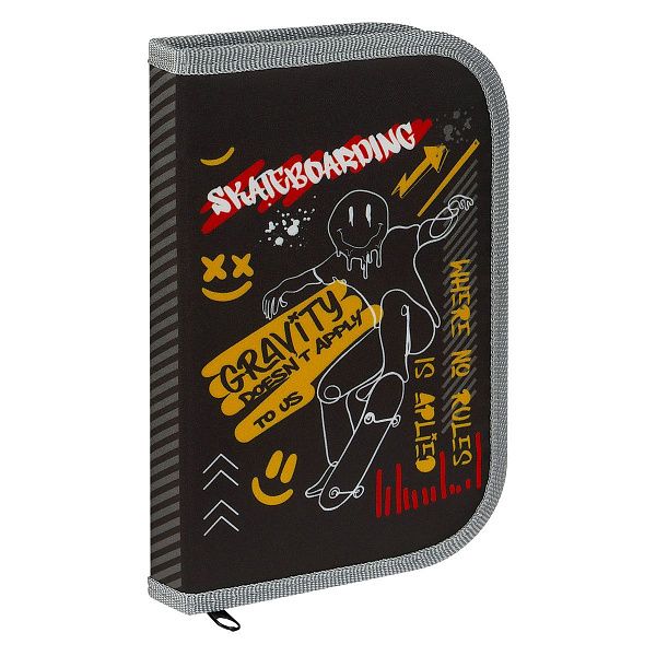 Пенал 1 отделение, 200*130 ArtSpace "Skateboarding", ткань