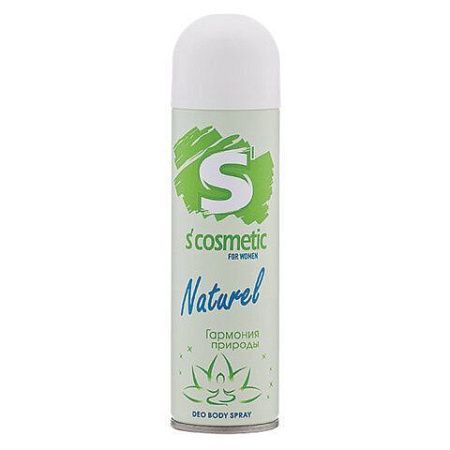 Дезодорант для тела женский 145 мл, S’COSMETIC "Гармония природы", СИБИАР, 5-05.01.021.01 