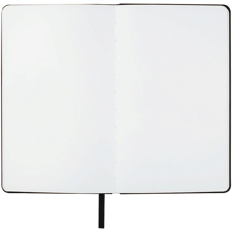 Скетчбук 80л., 130*210 Гамма "Студия", черный, твердая обложка, на резинке, белая, 140г/м2