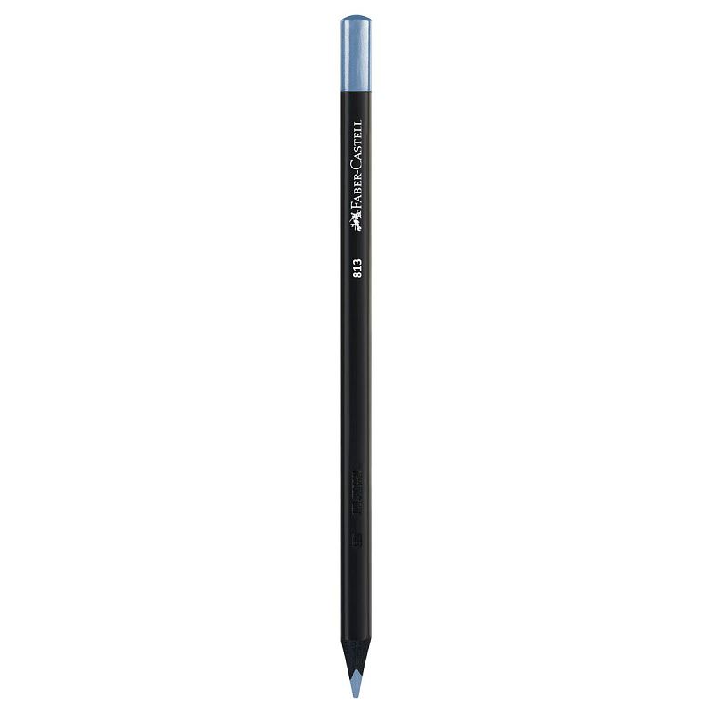 Карандаши цветные Faber-Castell "Black Edition", 12цв., металлик, трехгран., черное дерево, заточен., картон.