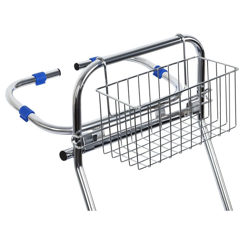 УЦЕНКА - Тележка уборочная OfficeClean Professional 2 секции, 15л, отжим, корзина, держ. д/мусор. мешка (осн 375549)