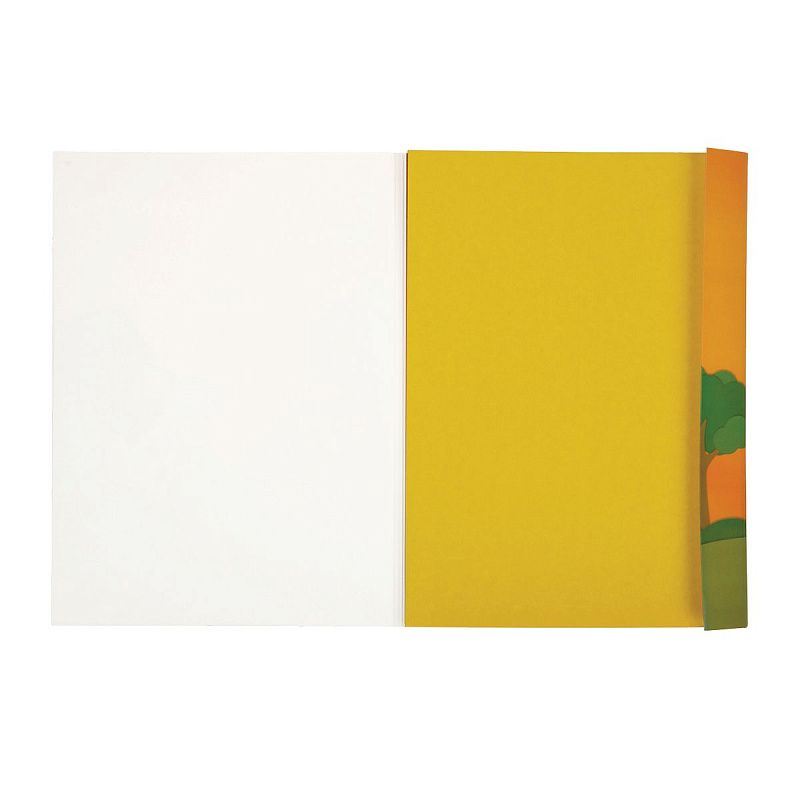 Картон цветной А4, Мульти-Пульти, 10л., 10цв., немелованный, в папке, "Приключения Енота"