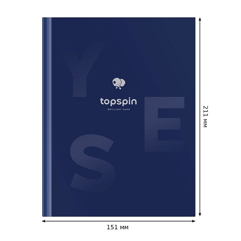 Бизнес-блокнот А5, 80л., евроформат, BG "Добиться успеха", soft-touch ламинация, выб. лак