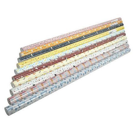 Бумага упаковочная мелованная "Terrazzo&Memphis", 70х100 см, 10 дизайнов ассорти, ЗОЛОТАЯ СКАЗКА, 592054