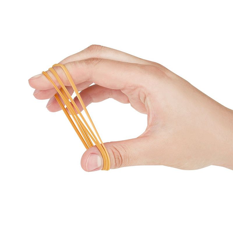 Банковская резинка 1кг OfficeSpace, диаметр 60мм, натуральный цвет