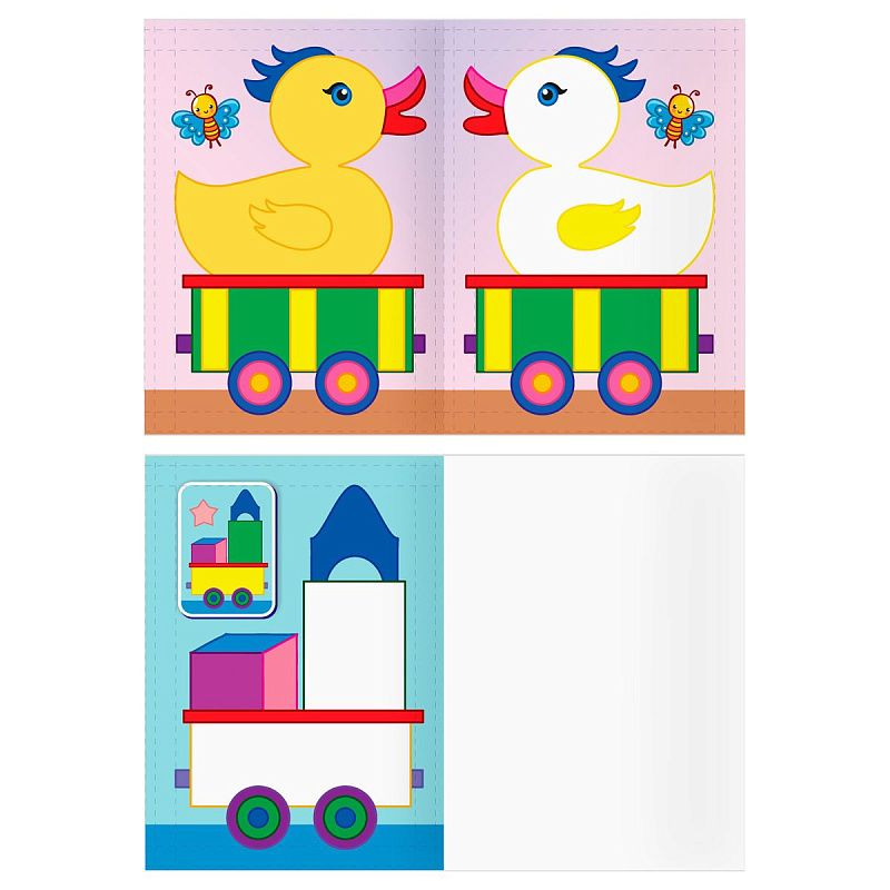 Раскраска А5 ТРИ СОВЫ "Рисую пальчиками. Выпуск 1", 8стр., цветной фон