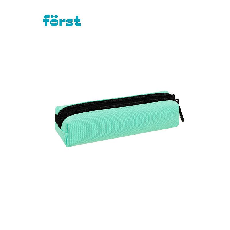 УЦЕНКА - Пенал мягкий 2 отделения, 200*40*45 Först "Mint ice-cream", полиэстер (осн 352115) 