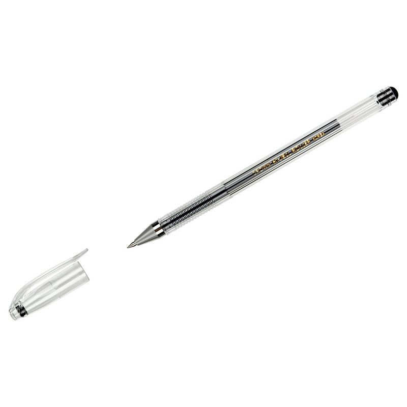 Набор гелевых ручек для ЕГЭ Crown "Hi-Jell" 3шт., черные, 0,5мм, европодвес 