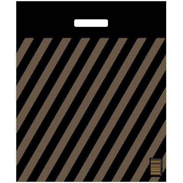 Пакет с прорубной ручкой Артпласт "Полоса рейтер", 40*48+3см, 45мкм