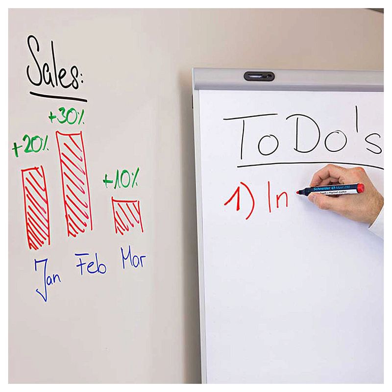 Маркер для белых досок и флипчартов Schneider "Maxx 290" красный, пулевидный, 3мм 