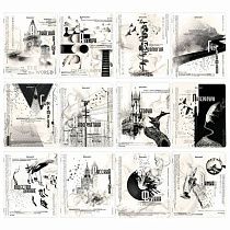 Тетради предметные, КОМПЛЕКТ 12 ПРЕДМЕТОВ, "BLACK&WHITE", 48 л., матовая ламинация, BRAUBERG, 404835 Тетради предметные, КОМПЛЕКТ 12 ПРЕДМЕТОВ, "BLACK&WHITE", 48 л., матовая ламинация, BRAUBERG, 404835