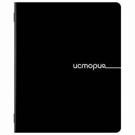Тетради предметные, КОМПЛЕКТ 12 ПРЕДМЕТОВ, 48 л., обложка картон, BRAUBERG "BLACK", 405164