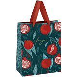 Пакет подарочный 18*23*10см MESHU "Pomegranate ", фольга, выборочный лак, матовая ламинация