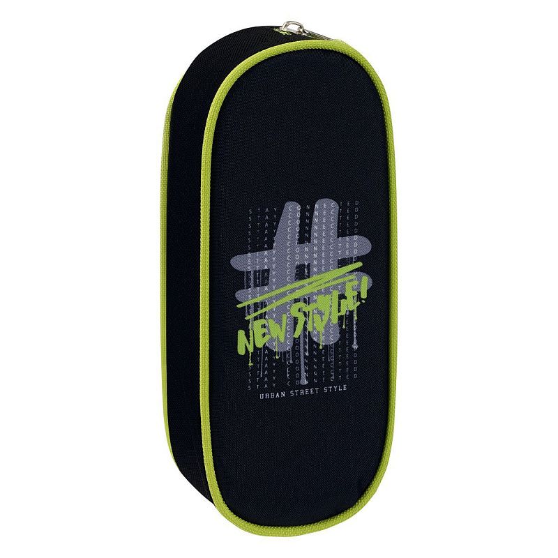 Пенал 210*80*45 ArtSpace "Hashtag", корпусный, полиэстер