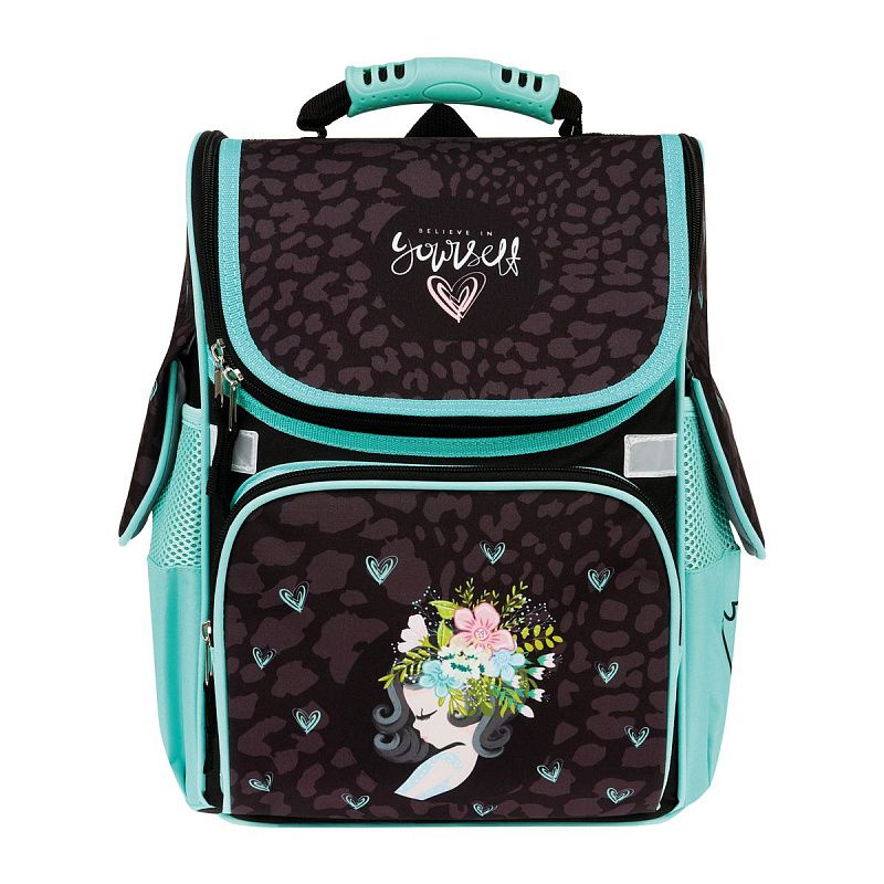 Ранец ArtSpace Junior "Delicate" 37*28*21см, 1 отделение, 3 кармана, анатомическая спинка 