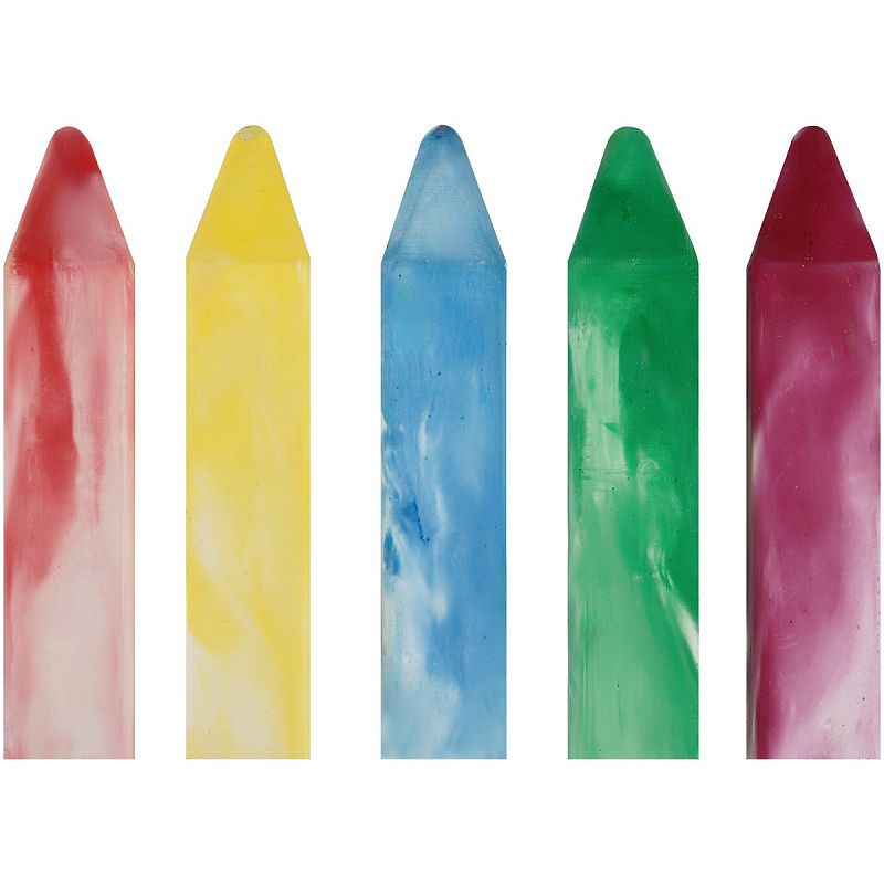 Мелки градиентные для асфальта Мульти-Пульти, 5шт., 5цв., картонная коробка, европодвес 