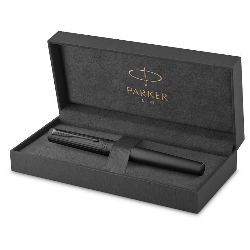 Ручка-роллер Parker "Ingenuity Black BT" черная, 0,5мм, подарочная упаковка 