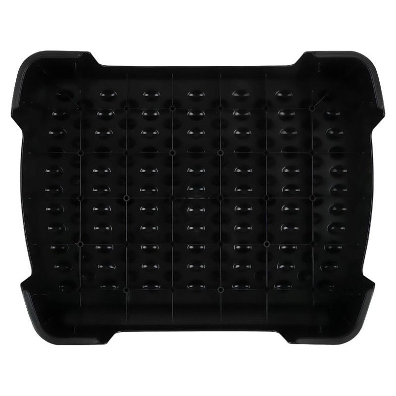 Подставка для ног СТАММ, рельефная поверхность, черная