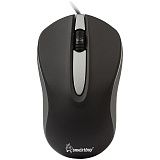 Мышь Smartbuy ONE 329, USB, черный, серый, 2btn+Roll
