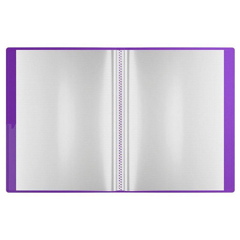 Папка с 30 вкладышами Berlingo "Your Way" А4, 17мм, 600мкм, фиолетовая, с внутр. карманом 